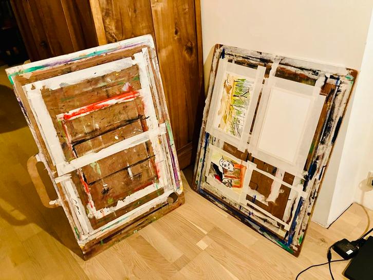 Aquarelpapier Spanplank, Antiek en Kunst, Kunst | Overige Kunst, Ophalen