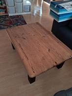 Salon tafel en hoek kastje grenen, Ophalen, Gebruikt, 50 tot 100 cm, 50 tot 100 cm