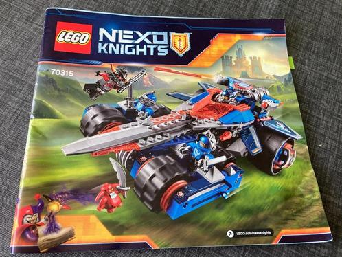 70315 Nexo nights - Clay’s Gevechtszwaard, Kinderen en Baby's, Speelgoed | Duplo en Lego, Zo goed als nieuw, Lego, Complete set