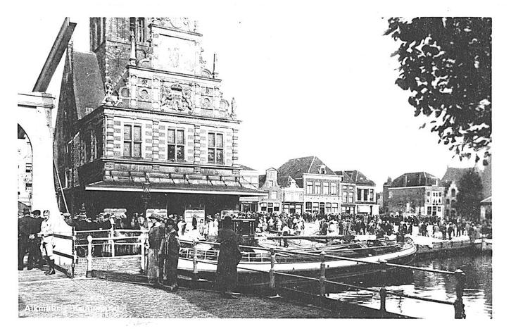 959231 Alkmaar Kaasmarkt Nette oude kaart Onbeschreven, Verzamelen, Ansichtkaarten | Nederland, Ongelopen, Noord-Holland, Ophalen of Verzenden