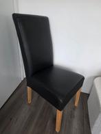 Set van 4 zwarte stoelen, Huis en Inrichting, Stoelen, Zwart, Hout, Ophalen of Verzenden, Zo goed als nieuw