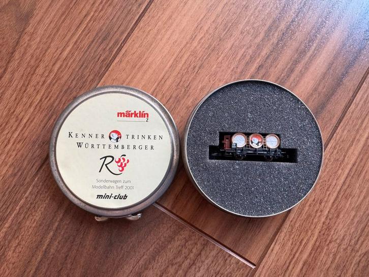 🚂 Marklin 82174 Z Mini Club Treff Jaarwagen 2001, Hobby en Vrije tijd, Modeltreinen | H0, Zo goed als nieuw, Wagon, Wisselstroom