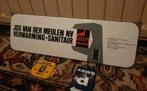 Emaille Reclamebord Jos van der Meulen NV, Ophalen of Verzenden, Gebruikt, Reclamebord