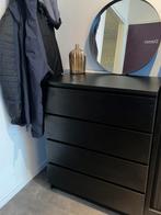 Zwarte ladenkast, Huis en Inrichting, Kasten | Ladekasten, Ophalen, Zo goed als nieuw, 25 tot 50 cm, Minder dan 100 cm