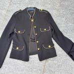 Apart jasje met goudkleurige knopen en details maat M nu, Kleding | Dames, Maat 38/40 (M), Zwart, Ophalen of Verzenden, Zo goed als nieuw