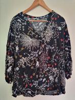 Blouse maat 46, zwart wit en rood, Ophalen of Verzenden, Zo goed als nieuw, Maat 46/48 (XL) of groter, Zwart