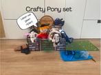 Crafty Pony Set met veulen compleet met en Premium zadel, Ophalen of Verzenden, Zo goed als nieuw, Paard