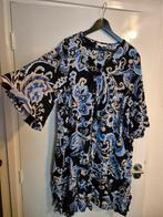 Zhenzi Jurk blauw/zwart Mt L, Kleding | Dames, Grote Maten, Ophalen of Verzenden, Zo goed als nieuw, Blauw, Jurk