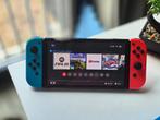 Nintendo Switch OLED Red & Blue + Games + Extras, Spelcomputers en Games, Spelcomputers | Nintendo Switch, Switch OLED, Met games