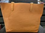 Fred de la Bretonière -gele leren shopper met binnenvak 40€, Ophalen of Verzenden, Zo goed als nieuw, Geel, Shopper