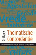 Thematische Concordantie G. Stonier, Ophalen of Verzenden, Nieuw