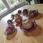 Set van 9 LIMOGES kop en schotels, Antiek en Kunst, Antiek | Porselein, Ophalen of Verzenden