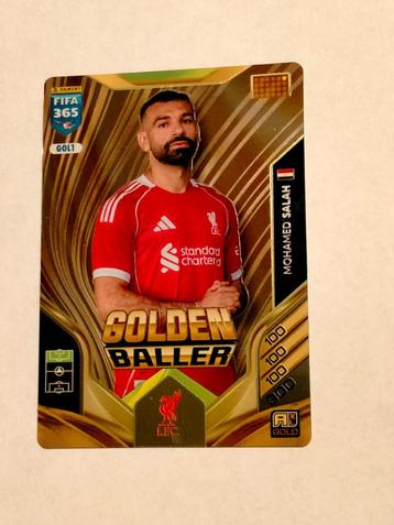 Mohamed Salah Fifa365 2026 Golden Baller nr. 1 plaatje Gol1 beschikbaar voor biedingen