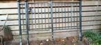 Metalen hek met poort., Tuin en Terras, Ophalen