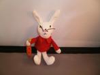 Ikea konijn met wortel en rood jasje en velours wit lijf, Ophalen of Verzenden, Zo goed als nieuw, Konijn