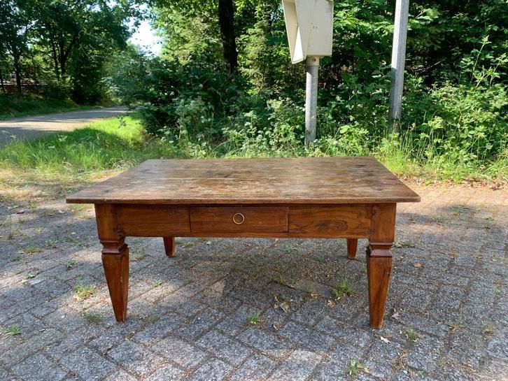 Salontafel | teakhout | karaktervol, Verzamelen, Retro, Huis en Inrichting, Ophalen
