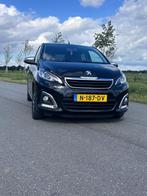 Peugeot 108 1.0 E-vti 72pk 5D 2021 Zwart, Auto's, Voorwielaandrijving, 4 stoelen, Zwart, Origineel Nederlands