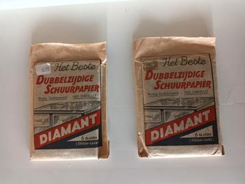 Vintage Diamant Schuurpapier  beschikbaar voor biedingen