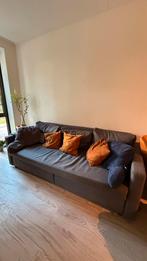 3-zitsslaapbank, donkergrijs, Ophalen, Gebruikt, 100 tot 125 cm, Driepersoons