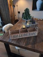 Riviera style mand rotan, Huis en Inrichting, Woonaccessoires | Schalen en Manden, Ophalen, Zo goed als nieuw, Rond, Riet