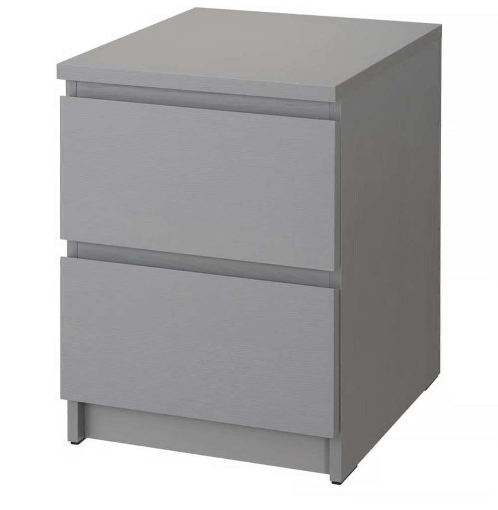 Ikea nachtkast 2x, 1 of 2 laden, Zo goed als nieuw, Minder dan 100 cm, 25 tot 50 cm