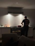 Ikea Afzuigkap Plat RVS - Mooie Verlichting, Witgoed en Apparatuur, Afzuigkappen, Ophalen, Gebruikt, Vrijstaand, Vlakschermkap