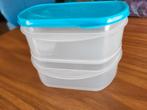 Tupperware halve vleeswaren/ stapelbare bakjes, Ophalen of Verzenden, Gebruikt, Bak of Kom
