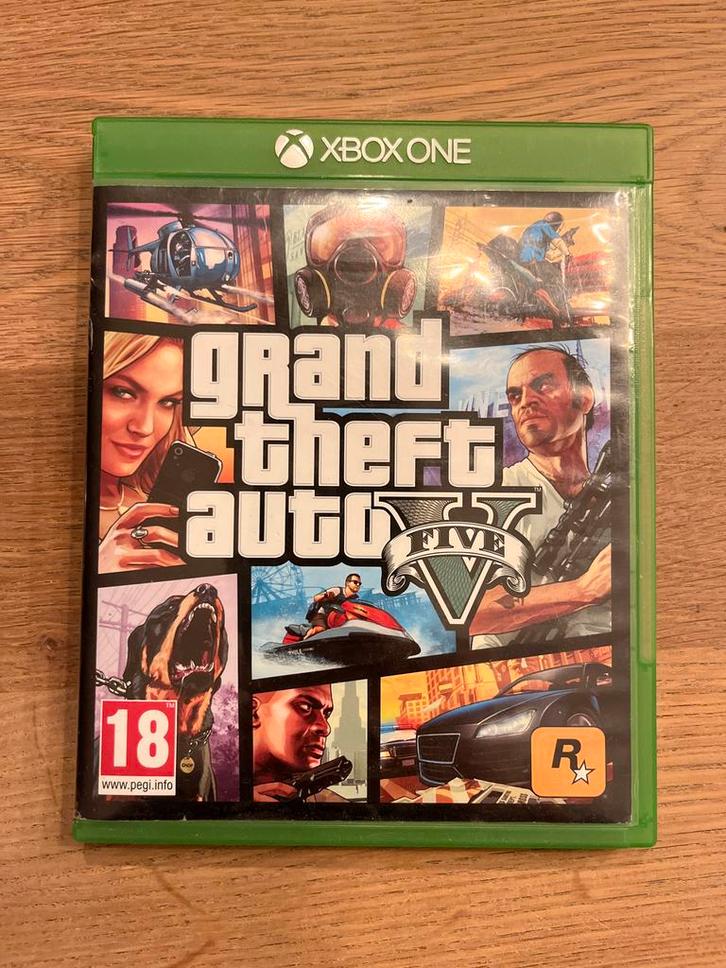 Grand Theft Auto V (GTA 5) - Xbox One, Spelcomputers en Games, Games | Xbox One, Gebruikt, Avontuur en Actie, 1 speler, Vanaf 18 jaar