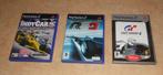 PS2 games IndyCar Series + RS3 + Gran Turismo 4, Ophalen of Verzenden, Gebruikt, Racen en Vliegen