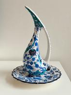 Turkse Waterkaraf met Bord, Antiek en Kunst, Antiek | Keramiek en Aardewerk, Ophalen