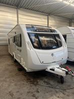 Sterling Eccles Sport - 2014 - Luxe caravan in topstaat!, Caravans en Kamperen, Caravans, Vast bed, Bedrijf, 1250 - 1500 kg, Tot en met 4