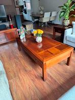 Massief kersen salontafel 145x70 cm, Huis en Inrichting, Tafels | Salontafels, Ophalen, Gebruikt, 100 tot 150 cm, 50 tot 100 cm