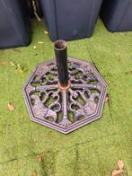 Te koop Antiek Grieksijzer parapluvoet, Tuin en Terras, Parasols, Ophalen of Verzenden, Zo goed als nieuw, Minder dan 1 meter