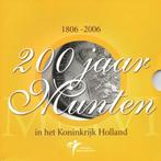 Nederland themaset 2006 200 jaar munten, Postzegels en Munten, Munten | Nederland, Setje, Euro's, Ophalen of Verzenden, Koningin Beatrix