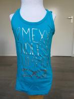 MEXX shirt / top blauw / zilver nieuwstaat maat 110 / 116 ZY, Mexx, Meisje, Ophalen of Verzenden, Zo goed als nieuw