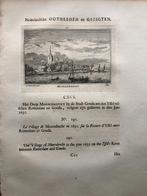 191 / Moordrecht Moorsdrecht Kopergravure 1732, Ophalen of Verzenden