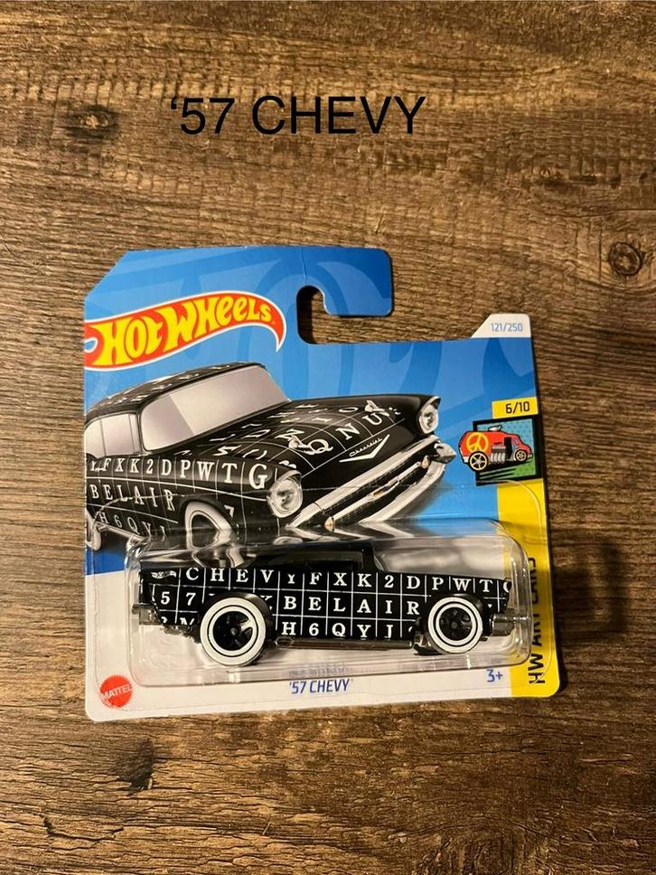Hot Wheels ’57 Chevy, Hobby en Vrije tijd, Modelauto's | Overige schalen, Nieuw, Auto, Ophalen of Verzenden