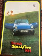 Folder triumph spitfire, Ophalen of Verzenden, Zo goed als nieuw, Overige merken