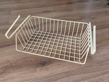 Retro plank mandje extra opbergruimte vintage beschikbaar voor biedingen