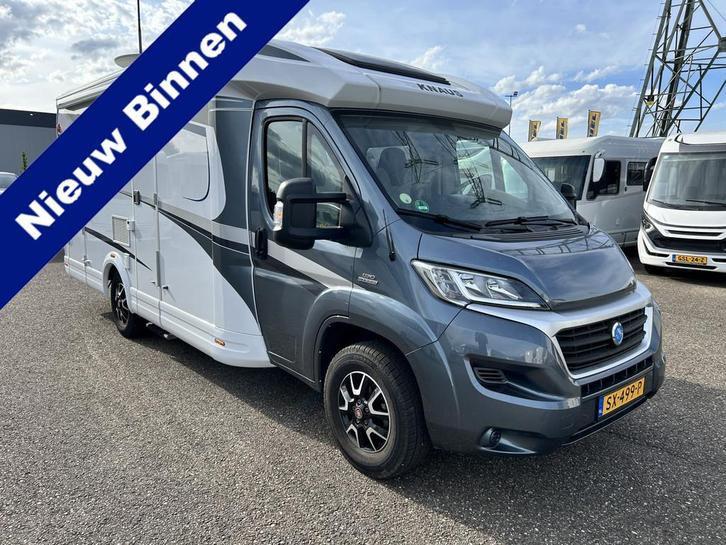 Knaus Sky Ti 650MF Frans bed, Airco, B Rijbewijs (bj 2015), Caravans en Kamperen, Campers, Half-integraal, Knaus, Diesel, Handgeschakeld