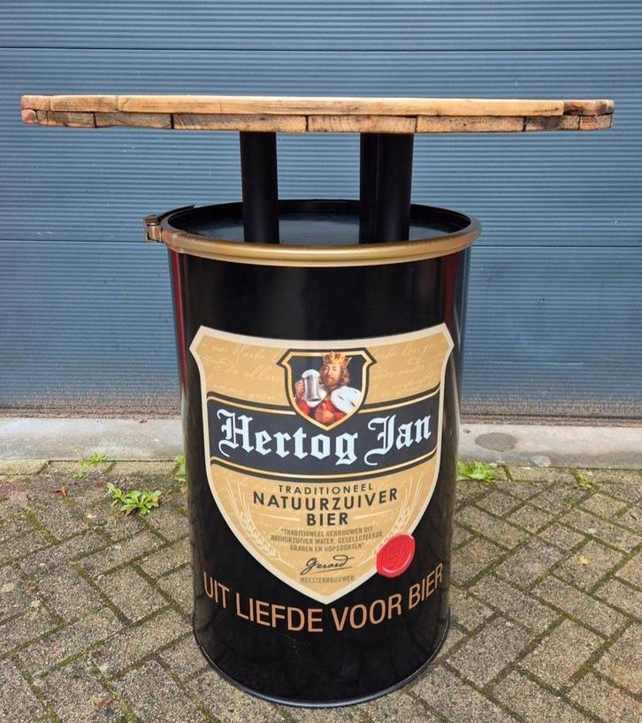 Statafel,stamtafel,bartafel,mancave, terrastafel, hertogjan, Huis en Inrichting, Tafels | Statafels, Zo goed als nieuw, Ophalen