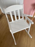 Schommelstoel, Huis en Inrichting, Stoelen, Ophalen, Gebruikt, Wit, Eén