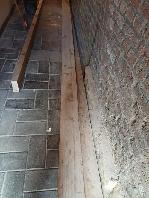 Balk balken draagbalken 3 stuks afmet. 3x485cm+1x356 ZGAN, Doe-het-zelf en Verbouw, Hout en Planken, Zo goed als nieuw, Balk, 300 cm of meer