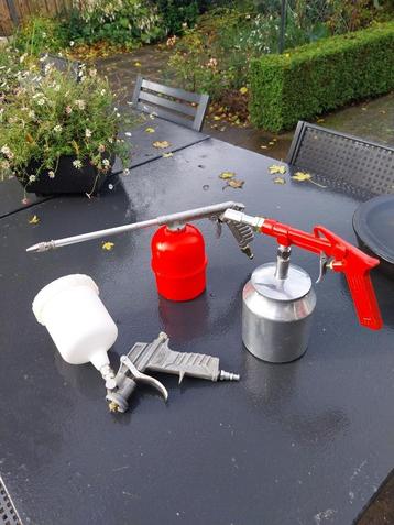 luchtdr. gereedschap verf-, zandstraal- en reinigingspistool beschikbaar voor biedingen