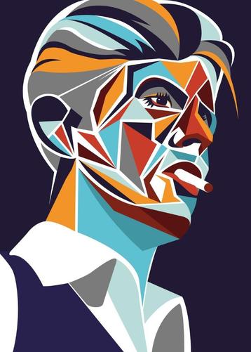 Poster David Bowie The Duke by Rommie Schilstra