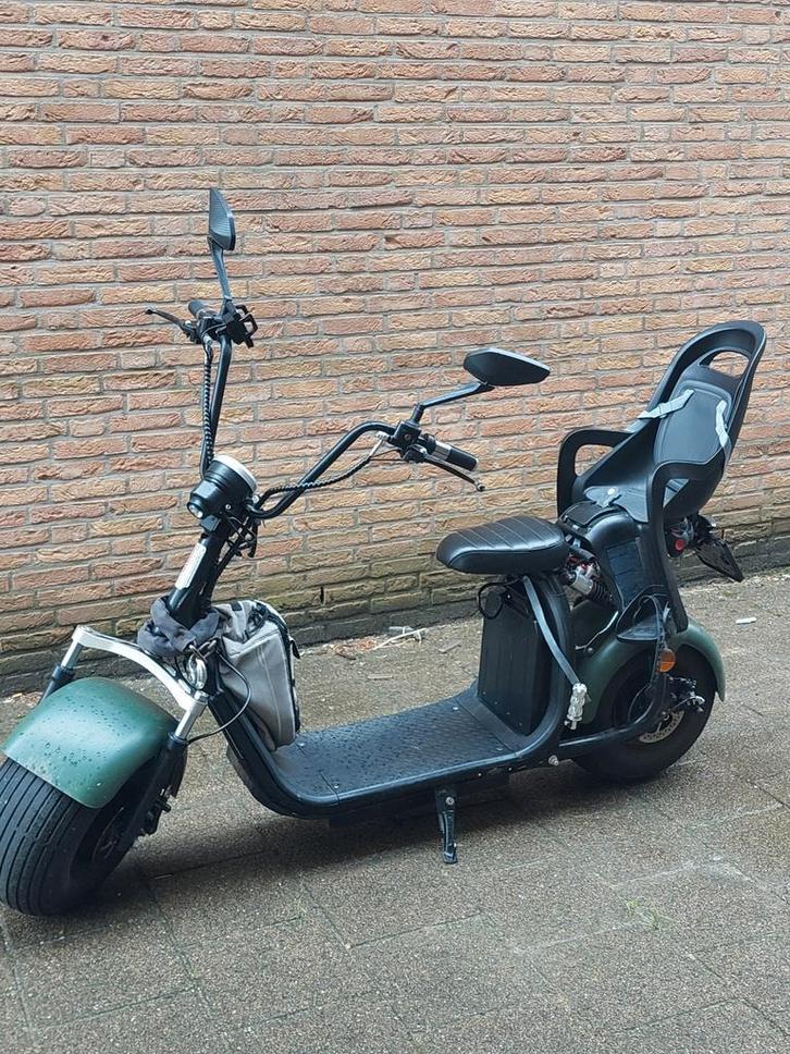 E-chopper CityCoCo blauw kenteken, Fietsen en Brommers, Snorfietsen en Snorscooters, Gebruikt, Overige merken, Elektrisch, Ophalen