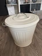 Ikea prullenbak 16 liter met deksel, Ophalen, Zo goed als nieuw, Metaal, Minder dan 50 cm