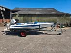 Prachtige 4.15m speedboot Evinrude 10pk incl kanteltrailer, Watersport en Boten, Ophalen, Gebruikt, Minder dan 70 pk, 3 tot 6 meter