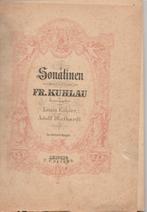 Classical : Sonatinen -Sheet Music  -Fr Kuhlau  op 20 & 55, Boeken, Muziek, Gelezen, Ophalen