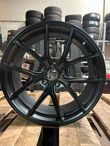 18 inch 5x112 Zwarte Y Spaaks  " BBS Look"  AXL7458 beschikbaar voor biedingen